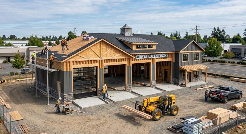 Commercial Garage Construction in Houston, TX