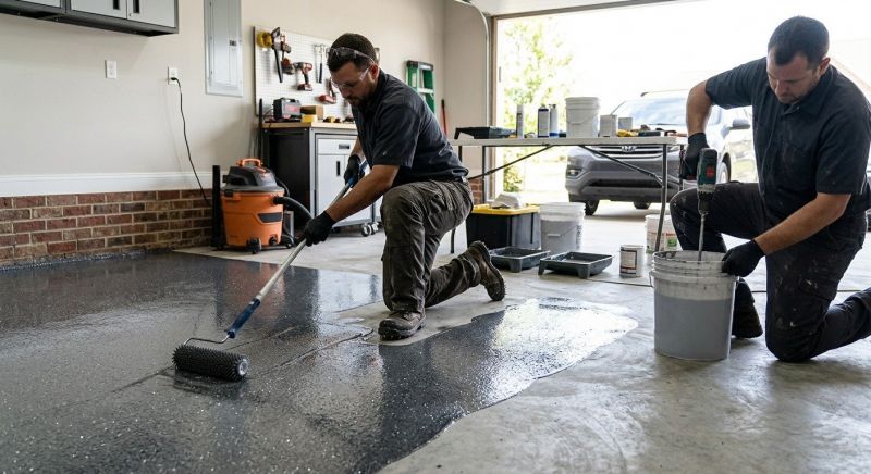 Epoxy Coating Installation in Greensboro, NC