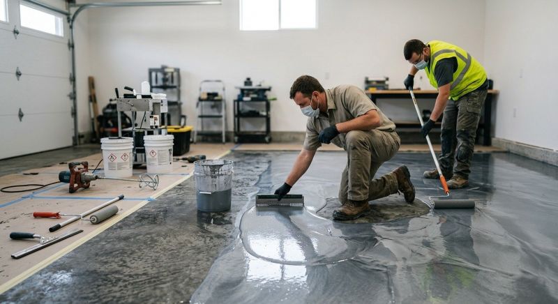 Metallic Epoxy Service in Greenville, SC