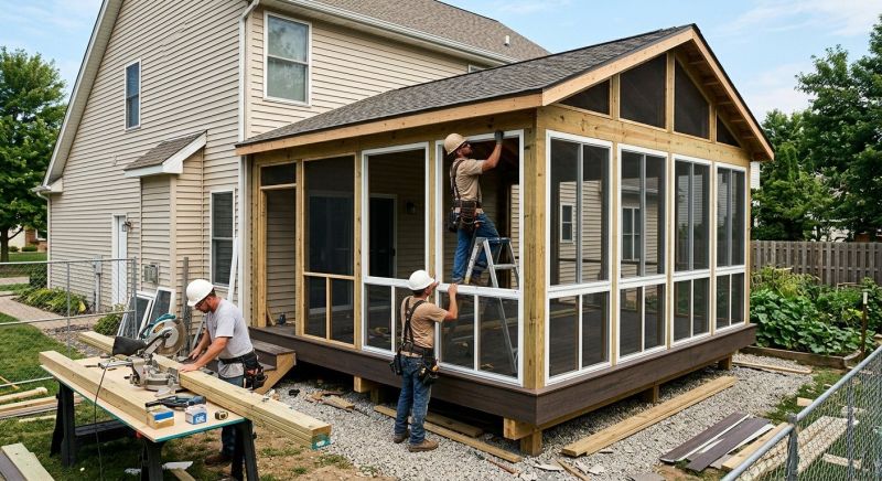 Screened In Porch Installation in Arvada, CO