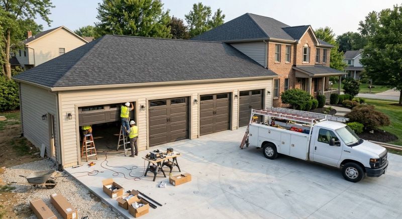 Three Car Garage Installation in Katy, TX